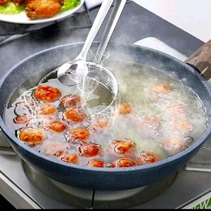 Stainless Steel Kitchen Colander, Frying Food Spoon, Strainer Spoon